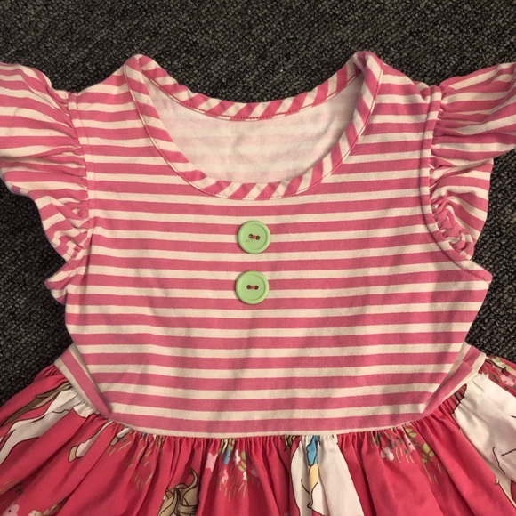 Eleanor Rose Toddler Unicorn Dress - Picture 3 of 5